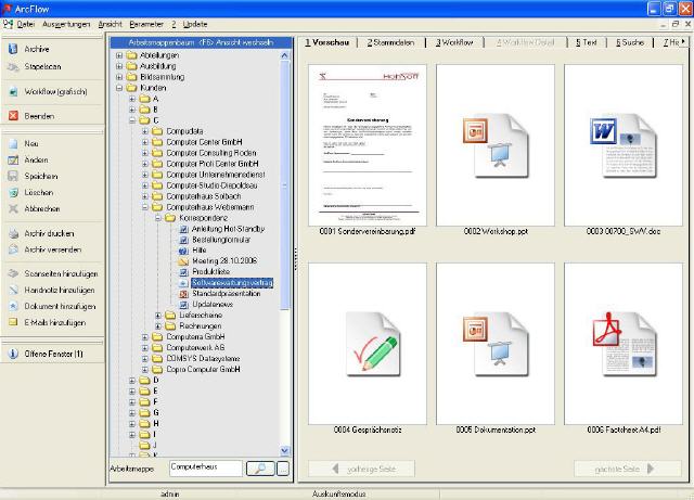 Entscheidung für ArcFlow